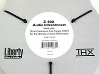 Liberty Z-500 Series Audio Pair Z500NA3THX, 3 Meter, package back