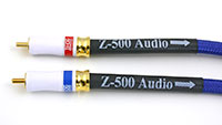Liberty Z-500 Series Audio Pair, Here are the input ends of the cables - arrows, indicating directionallity
