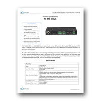 TechLogix Networx TL-2X1-HDVC - TechSpecs