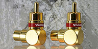 Vampire Wire #90A Gold-plated Right-Angle RCA Adapters