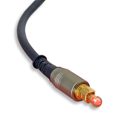 Vampire Wire TOS/II Optical Digital Cable - Fiber Optic Digital Audio TOSLink Interconnect